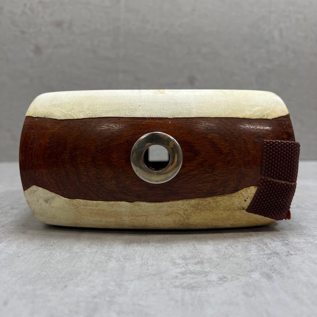 高級品　津軽三味線用　子持ち綾杉胴　和楽器　23㎝×24㎝　約1537g