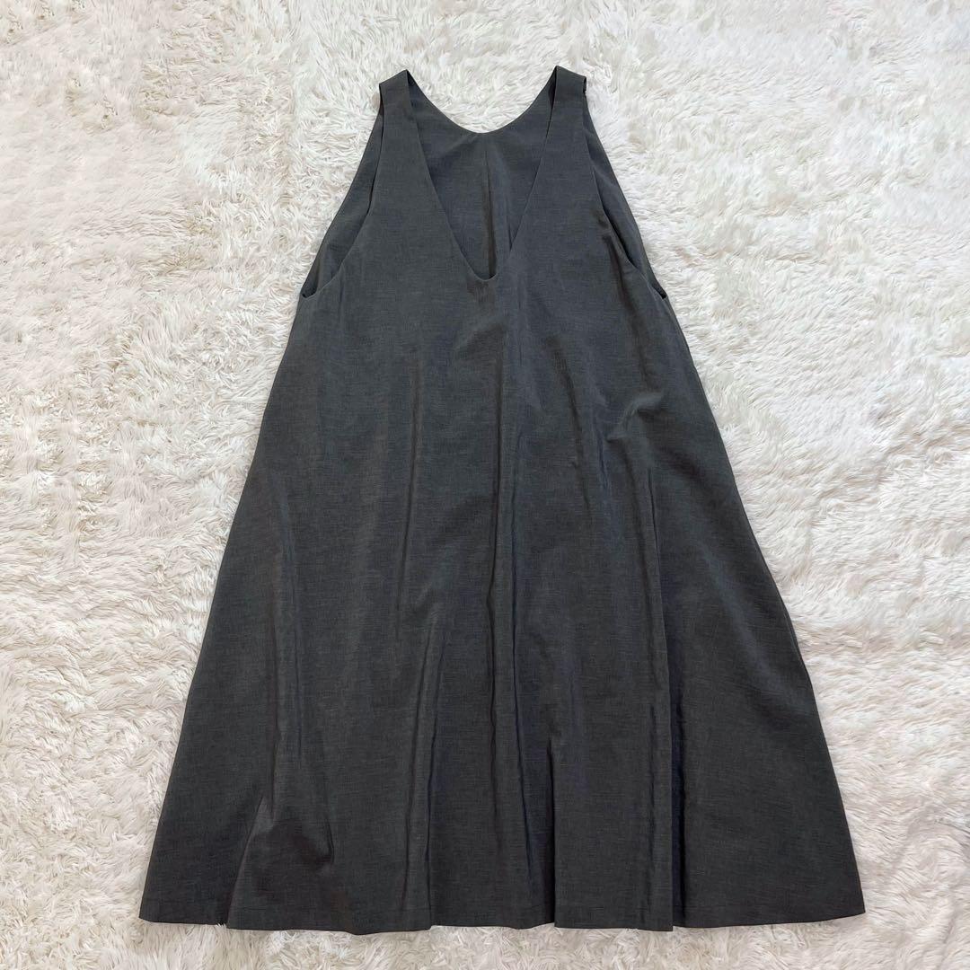 NO CONTROL AIR ジャンパースカート グレー ロングワンピース