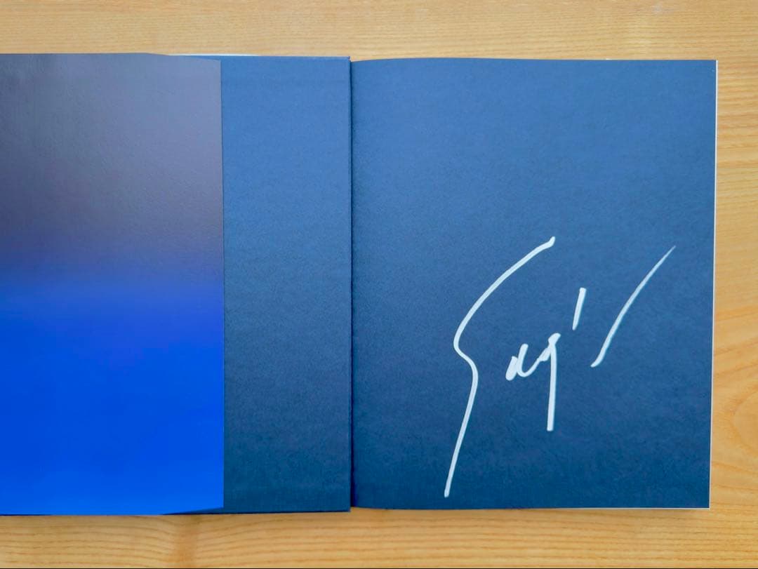 杉本博司 Hiroshi Sugimoto 瑠璃の浄土 直筆 サイン 入り