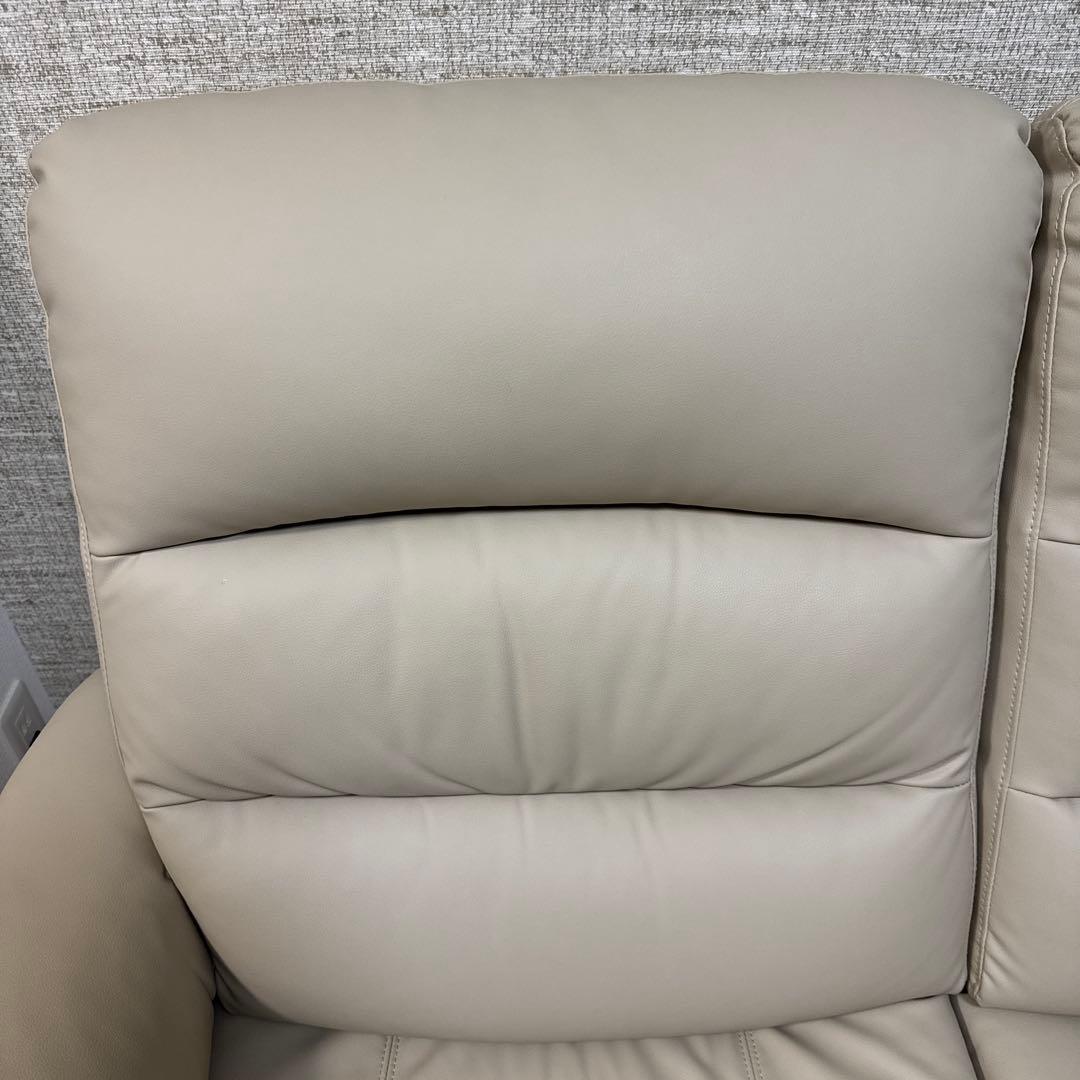 【送料込み】ニトリ　電動リクライニングソファ 2人掛け　Nビリーバ　合成皮革