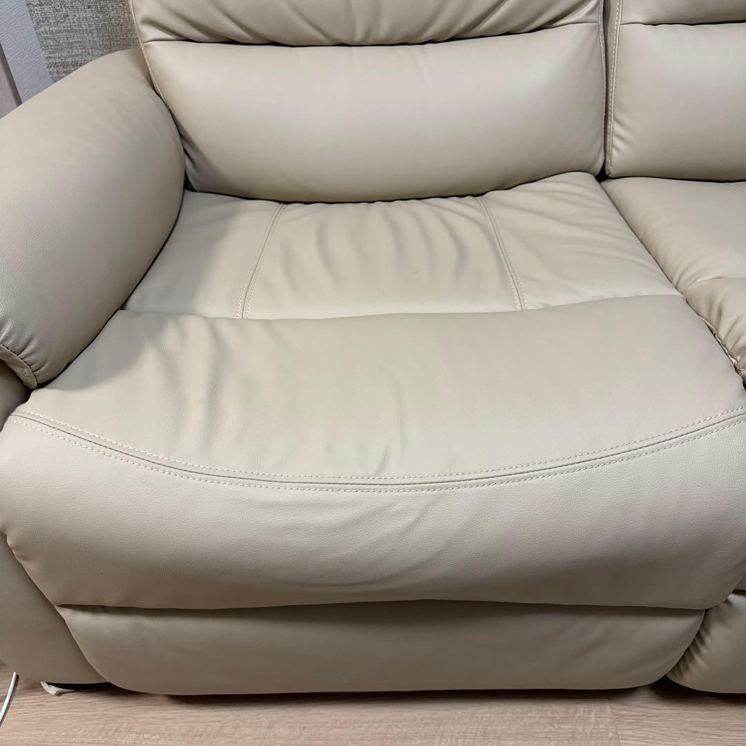 【送料込み】ニトリ　電動リクライニングソファ 2人掛け　Nビリーバ　合成皮革