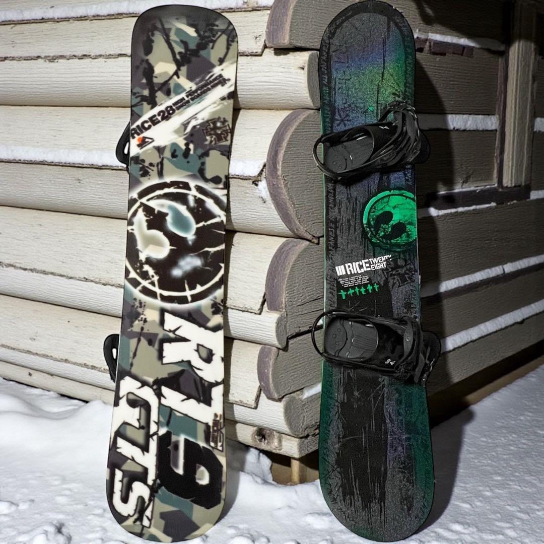 RICE28 RT9 GTS 150 スノーボードセット　FLUX DS SM