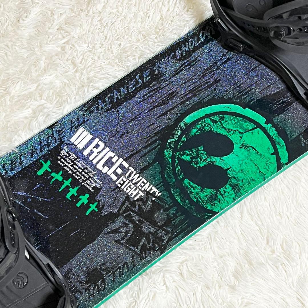 RICE28 RT9 GTS 150 スノーボードセット　FLUX DS SM