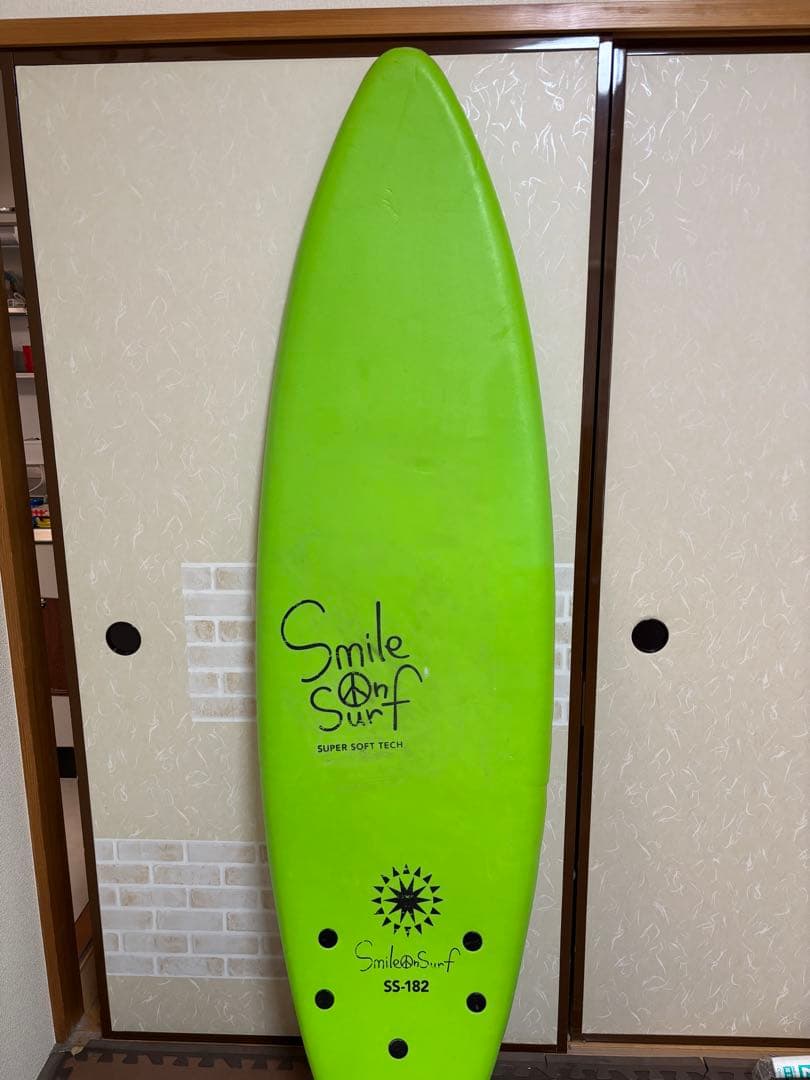 Smile On Surf SS-182 グリーンサーフボード