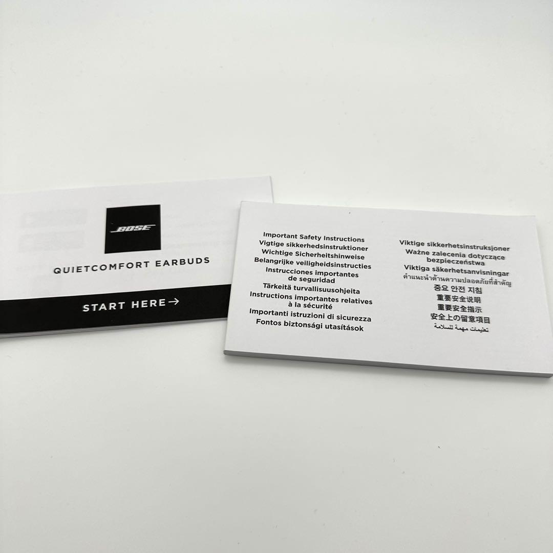 【工場再生品】Bose QuietComfort Earbuds Black