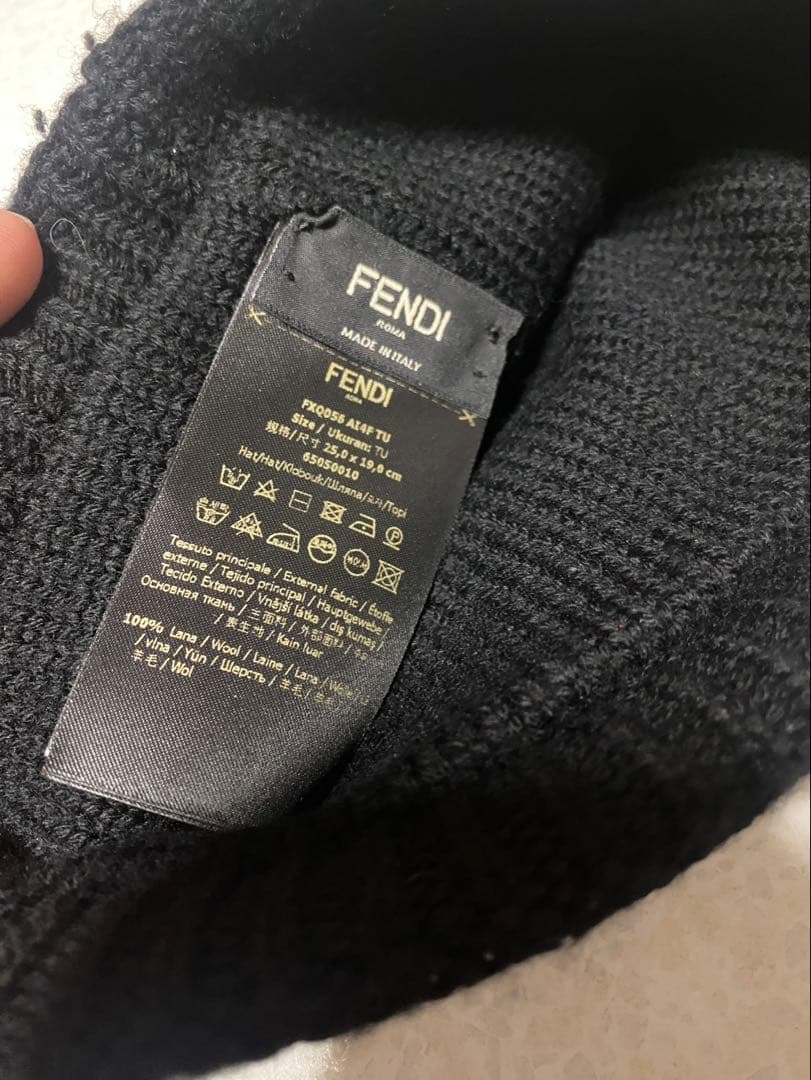 fendi ニット帽　現状品
