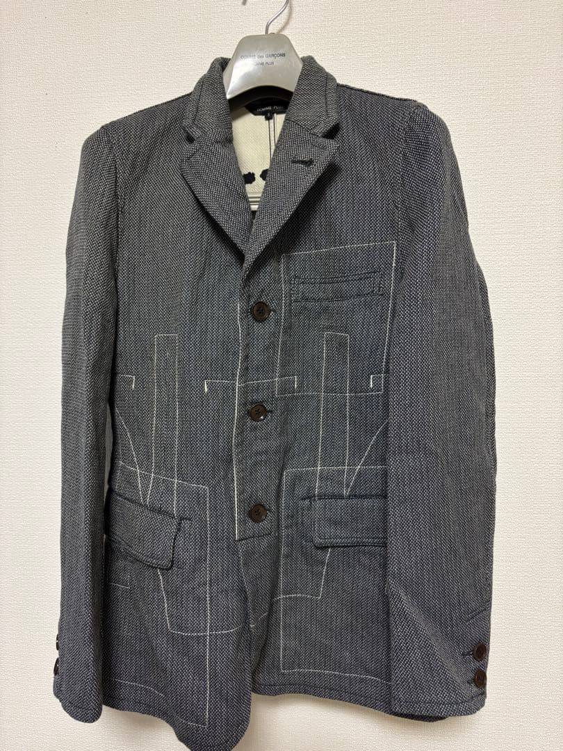 アーカイブ 希少品 コムデギャルソン オム プリュス プリントジャケット