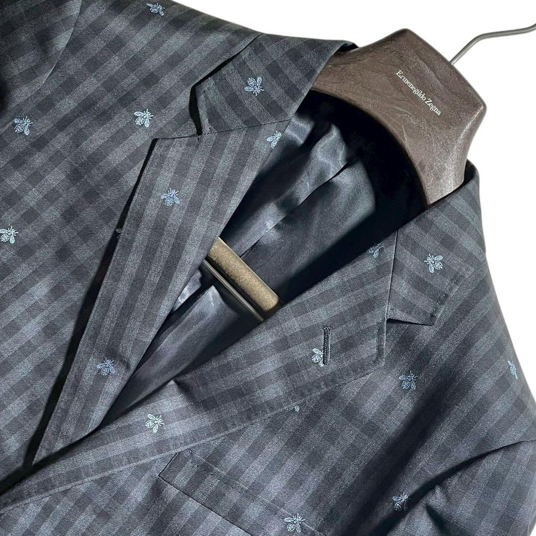 グッチ　現行！ミケーレ期　豪華ビー◎ スーツ セットアップ 50 XL