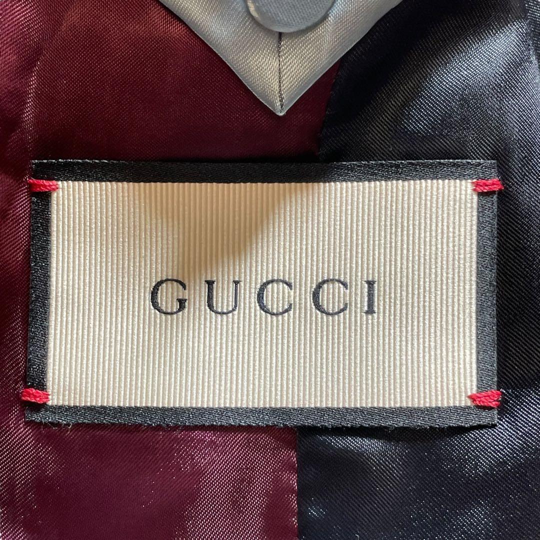 グッチ　現行！ミケーレ期　豪華ビー◎ スーツ セットアップ 50 XL