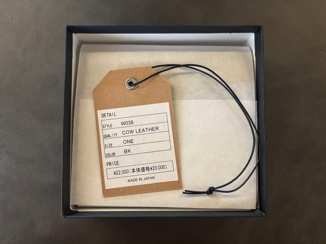 小物 20/80 BRIDLE LEATHER FOLDED WALLET