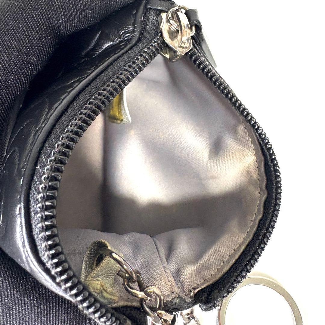 CHANEL シャネル ケース カメリア レザー ブラック