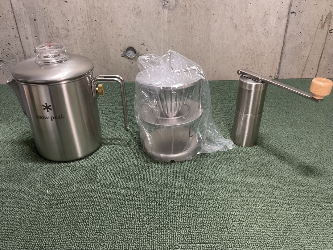 新品セット フィールドコーヒーマスター ＆ フィールドバリスタミル スノーピーク