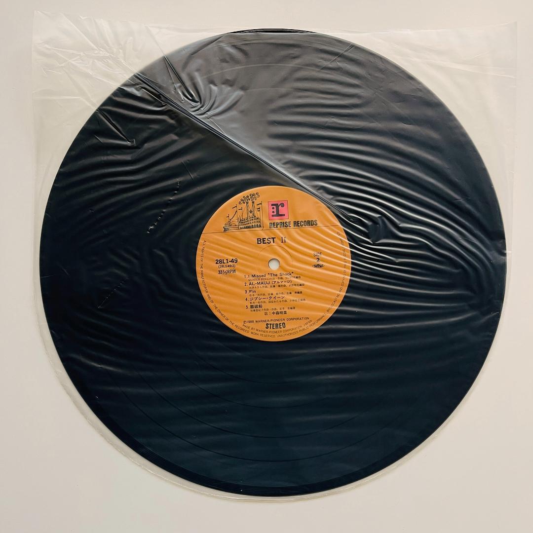 良好 オリジナル盤 LP レコード〔 中森明菜 - BESTⅡ 〕