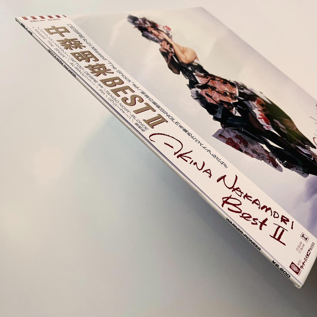 良好 オリジナル盤 LP レコード〔 中森明菜 - BESTⅡ 〕