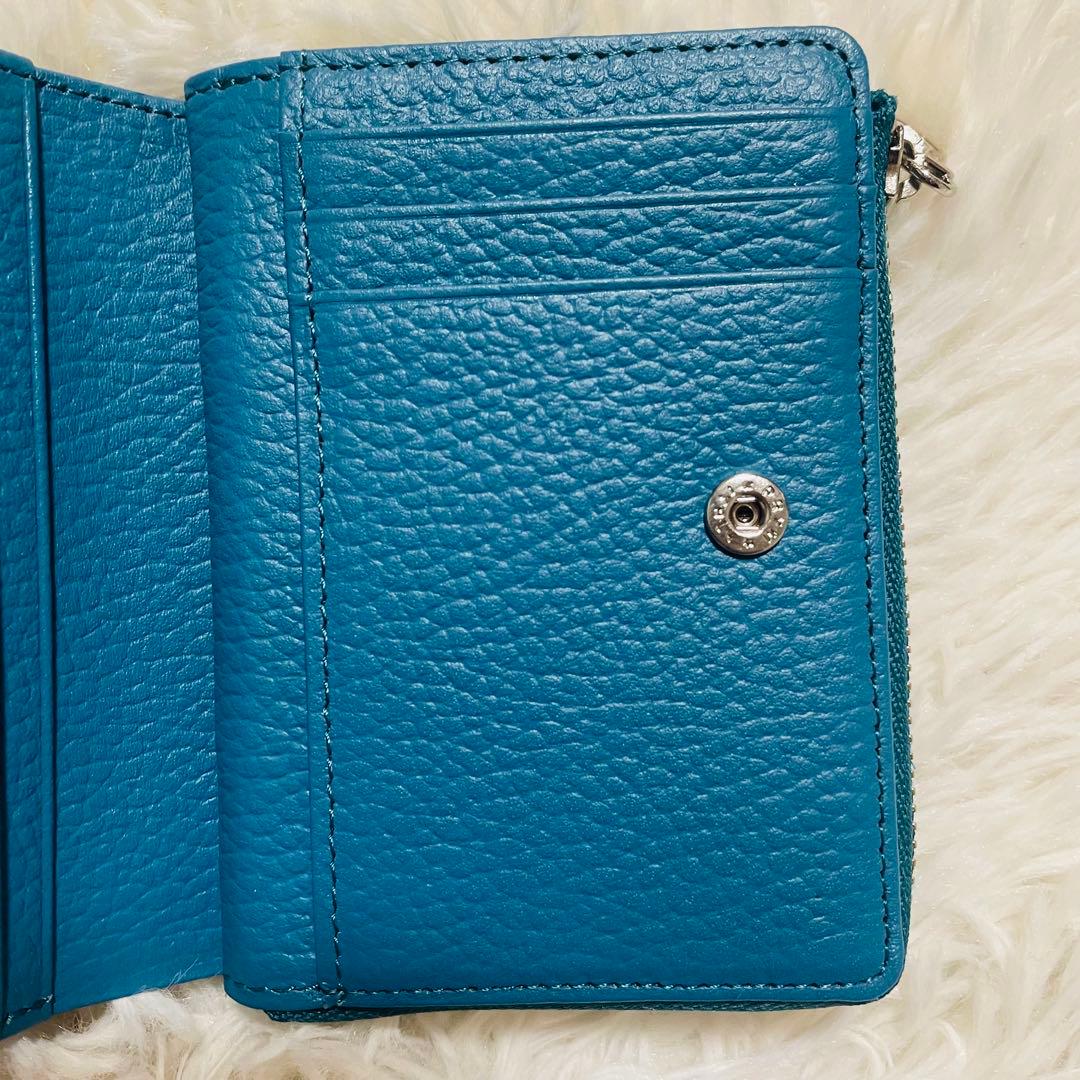 茉*花様 【美品】russet 二つ折り財布 モノグラムプレート