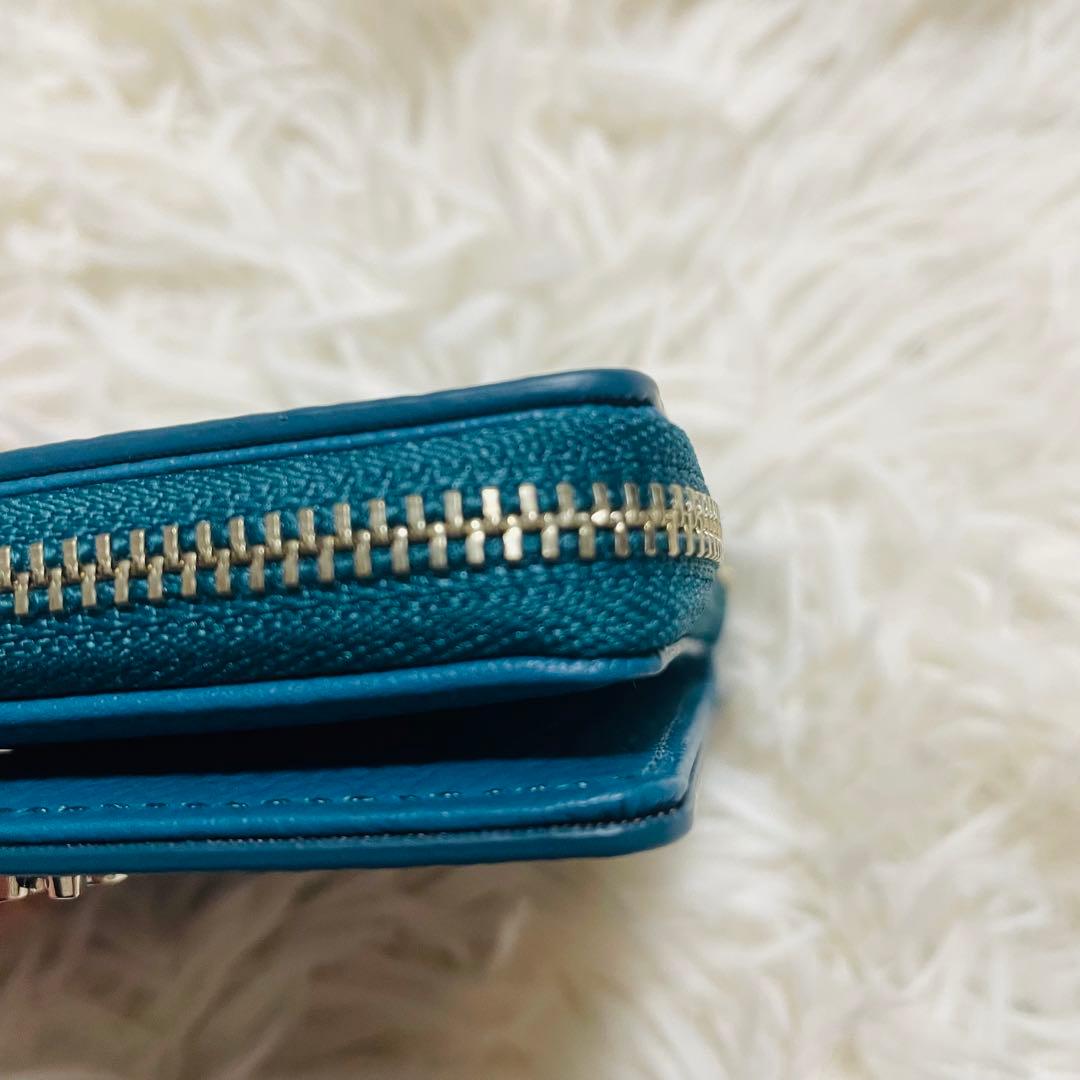 茉*花様 【美品】russet 二つ折り財布 モノグラムプレート