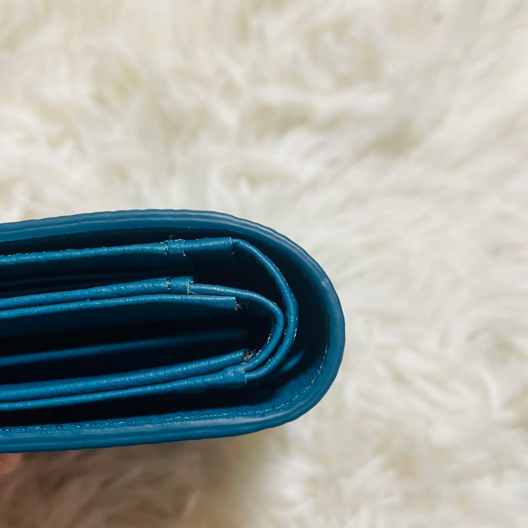 茉*花様 【美品】russet 二つ折り財布 モノグラムプレート