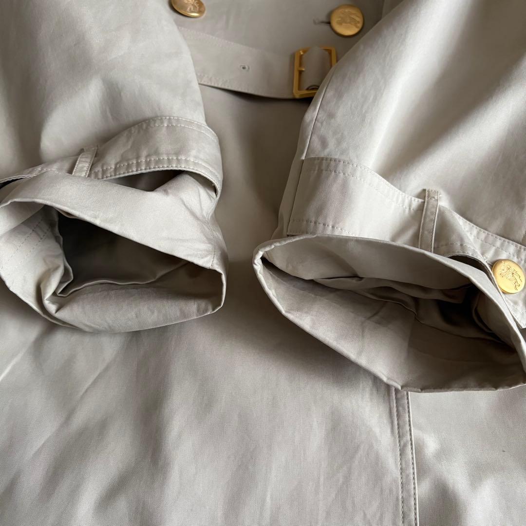 バーバリー トレンチコート 金ボタン ノバチェック ベルト M相当