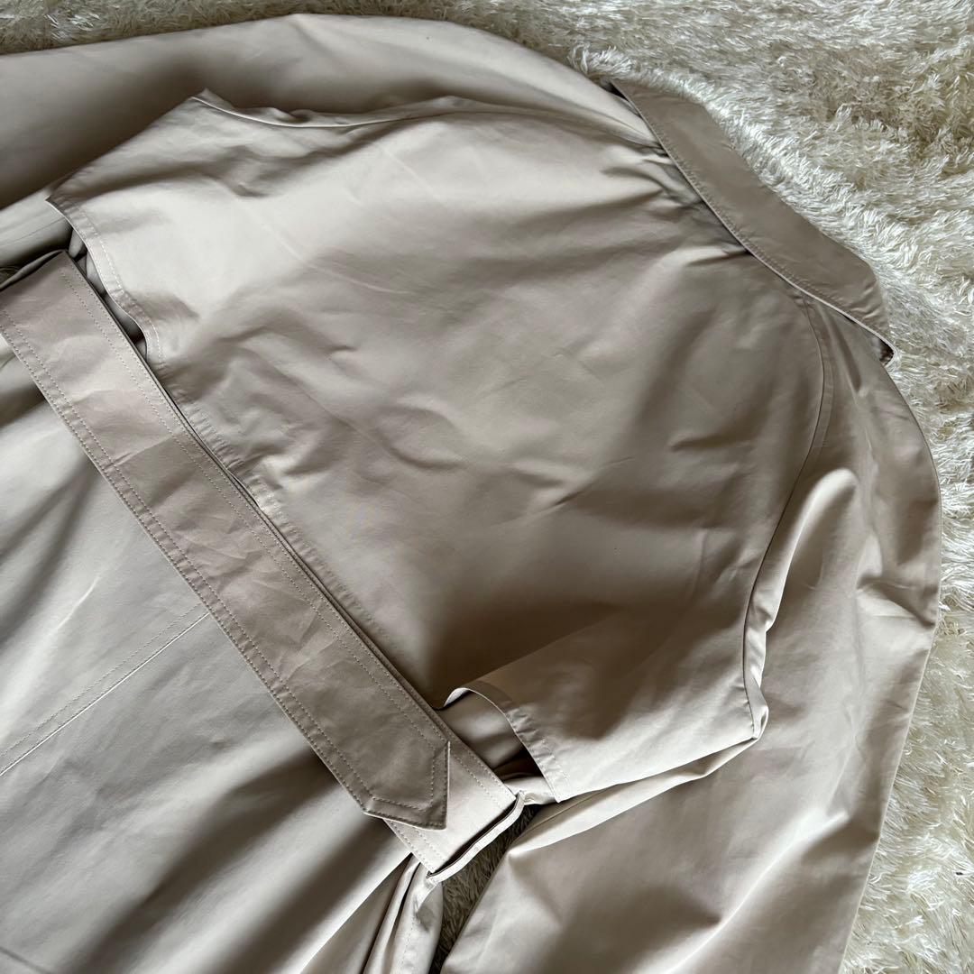 バーバリー トレンチコート 金ボタン ノバチェック ベルト M相当