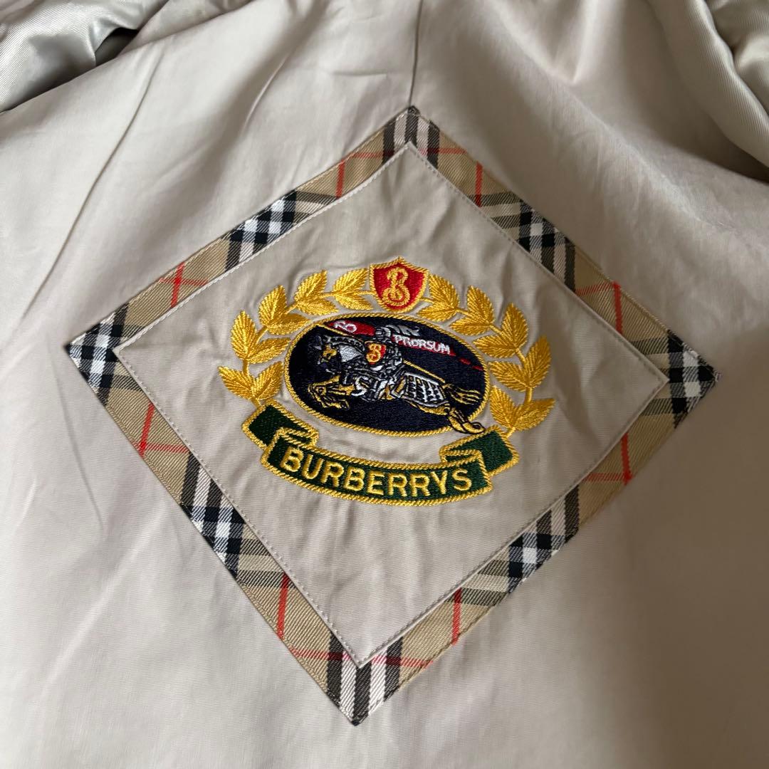 バーバリー トレンチコート 金ボタン ノバチェック ベルト M相当