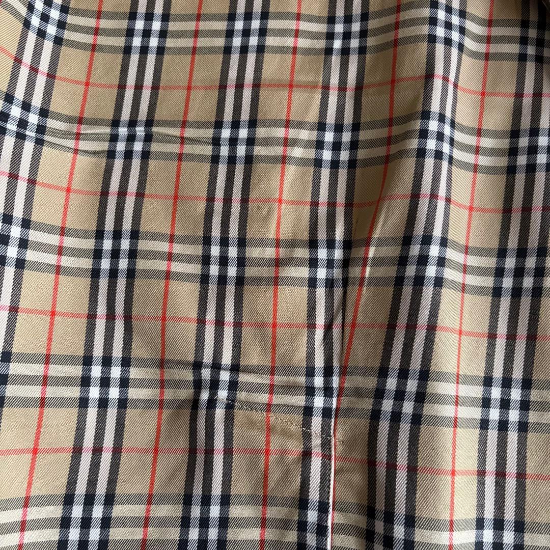 バーバリー トレンチコート 金ボタン ノバチェック ベルト M相当