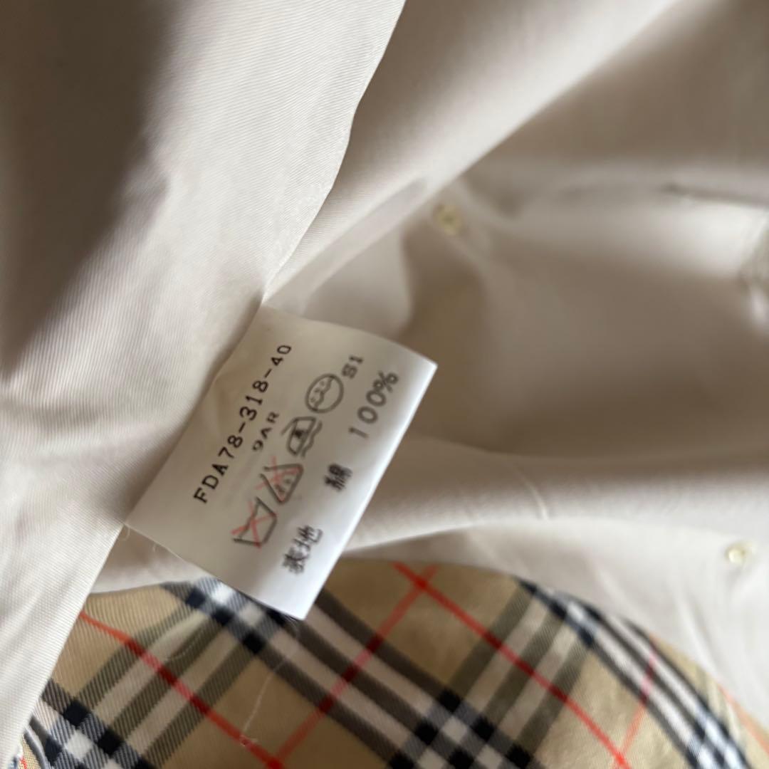 バーバリー トレンチコート 金ボタン ノバチェック ベルト M相当
