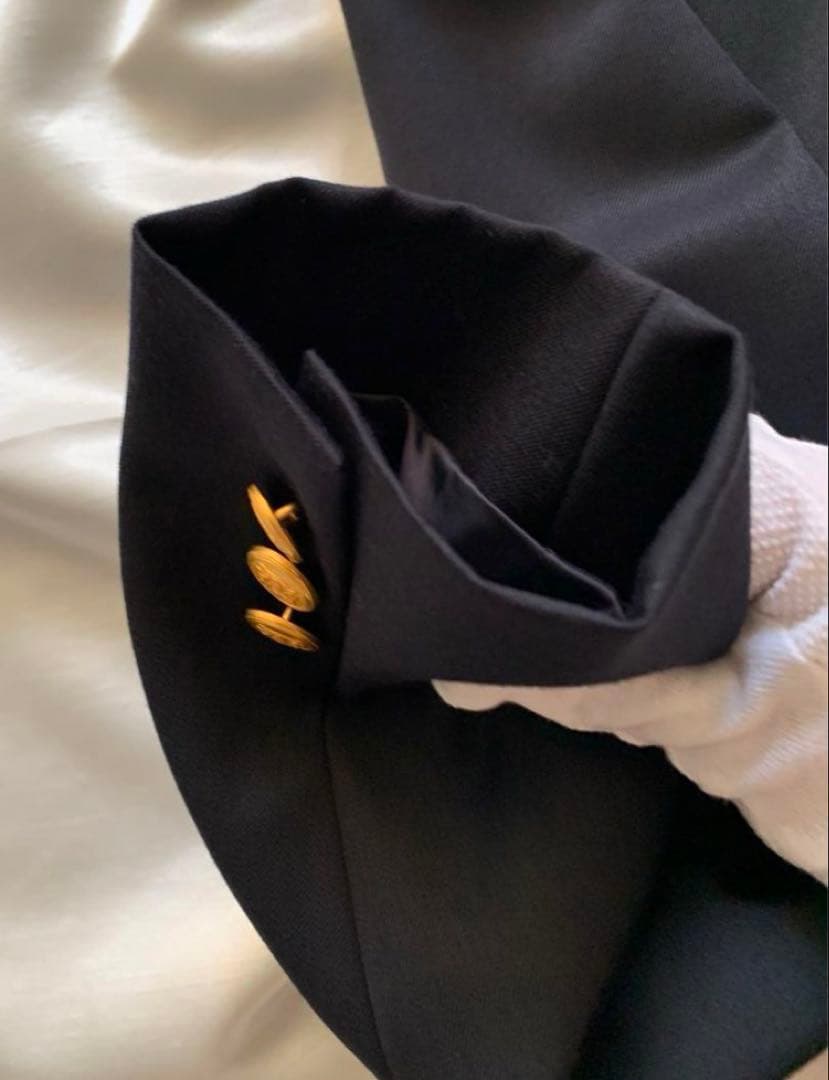 美品 Aquascutum アクアスキュータム 紺ブレ ブレザー イギリス製