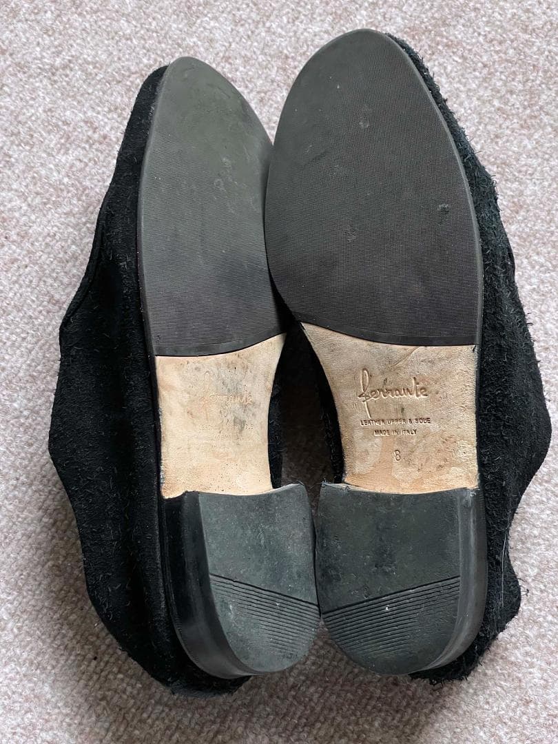 t*7様 ferrante itary tomorrowland スエードシュー