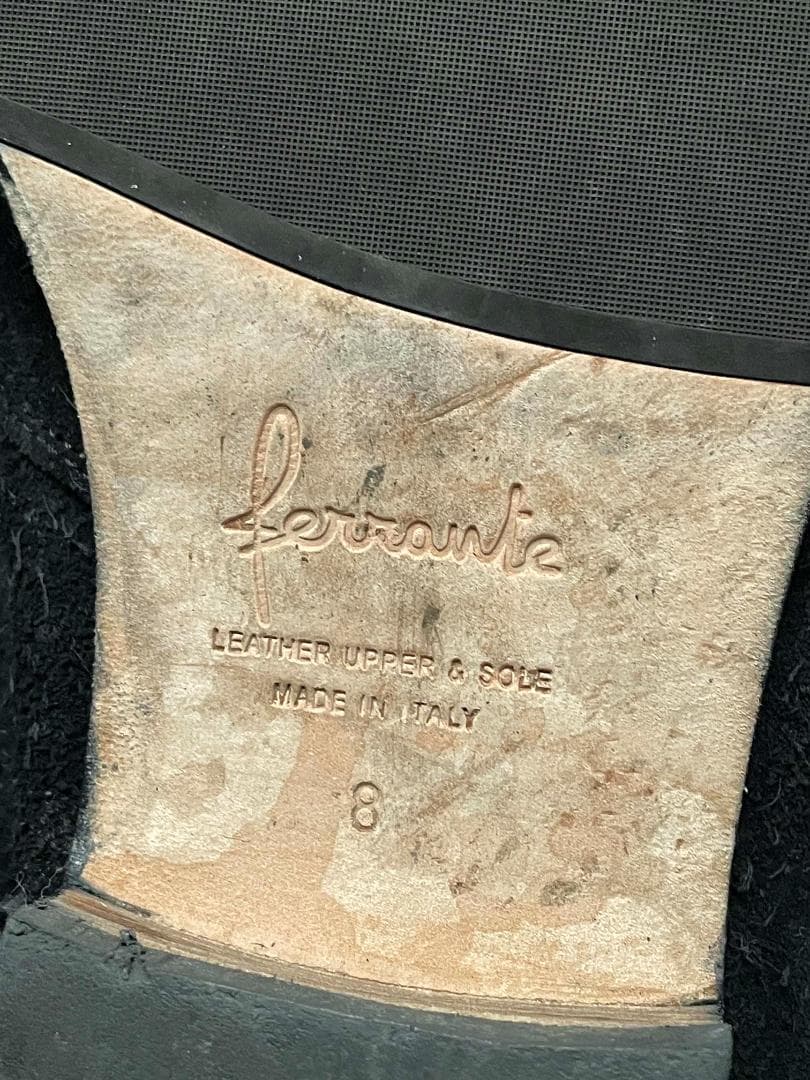 t*7様 ferrante itary tomorrowland スエードシュー