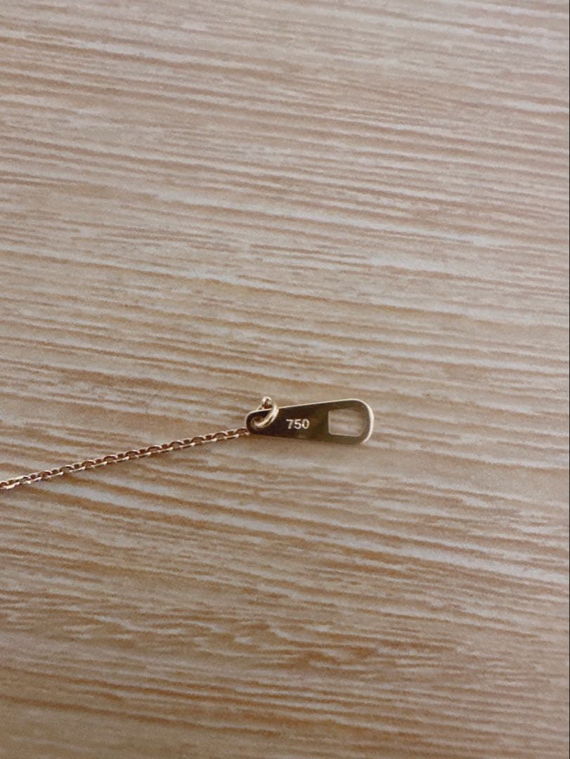 renoma ノットデザイン 750ゴールドネックレス 、ピアスのセット