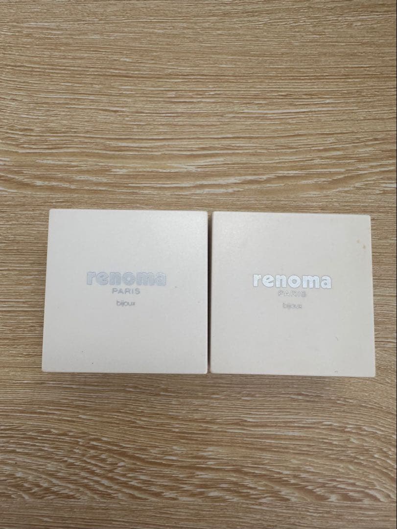 renoma ノットデザイン 750ゴールドネックレス 、ピアスのセット