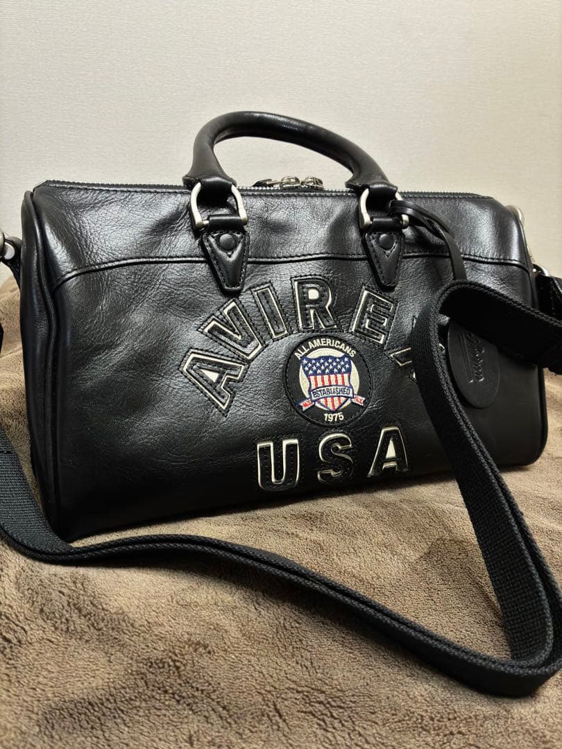 R*R様 AVIREX ミニボストンバッグ ブラック