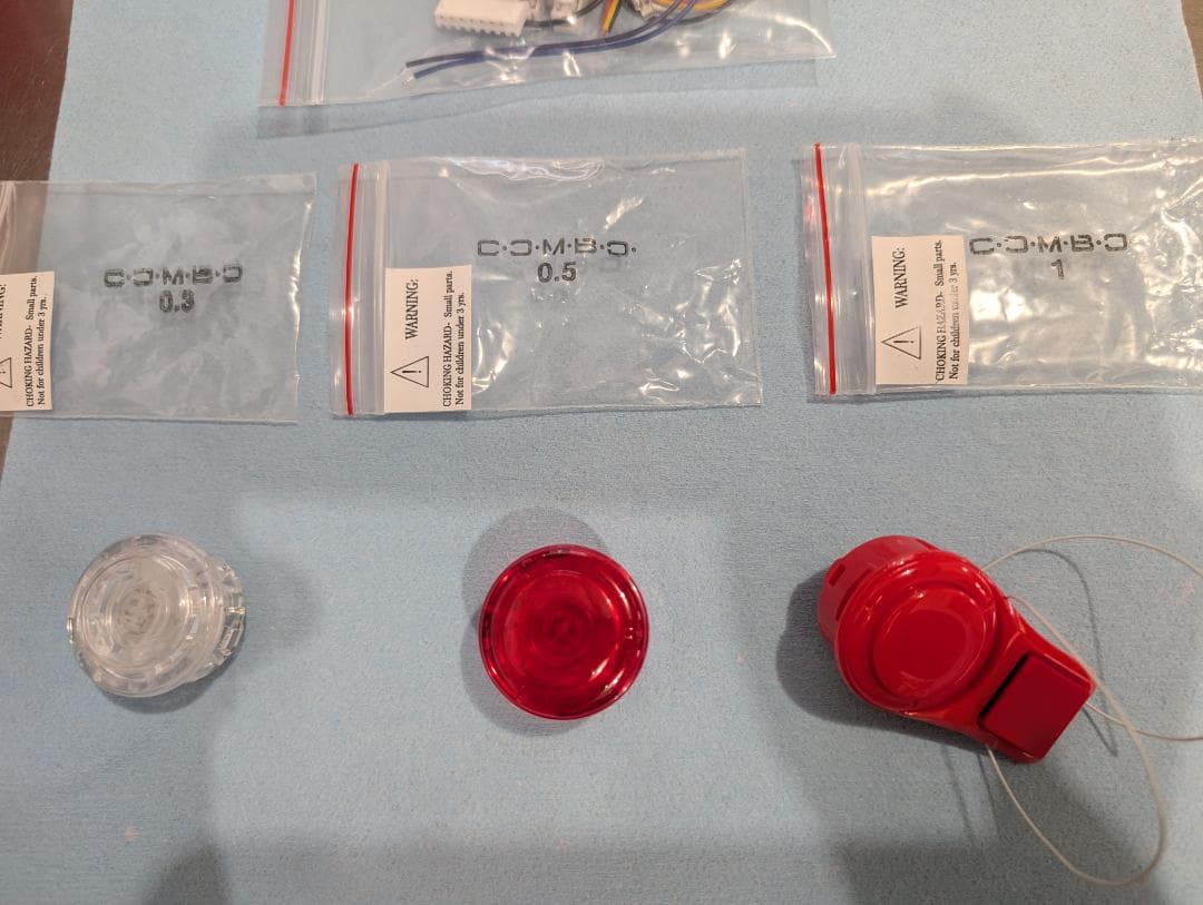 HITBOX　COMBO ExtensionとCOMBOボタン 30mm