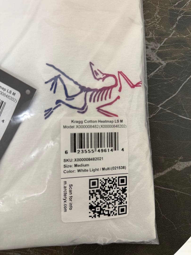 【美品M】ARC'TERYX Kragg Cotton Heatmap LS 白