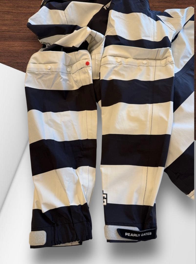 【超美品】PEARLYGATES ボーダージャケット　ベスト付き　サイズ0