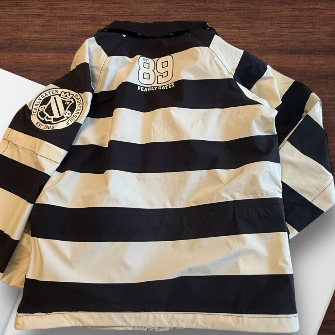 【超美品】PEARLYGATES ボーダージャケット　ベスト付き　サイズ0