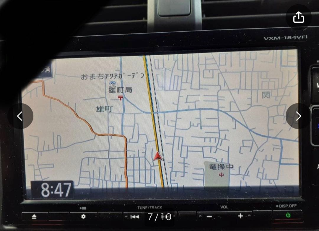 VXM-184VFi　DVD/CD/Bluetooth　地図2017年 フルセグ