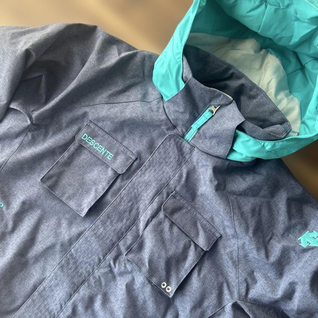 鈴　DESCENTE ジュニア用スキーウェア 150センチ　ネイビー