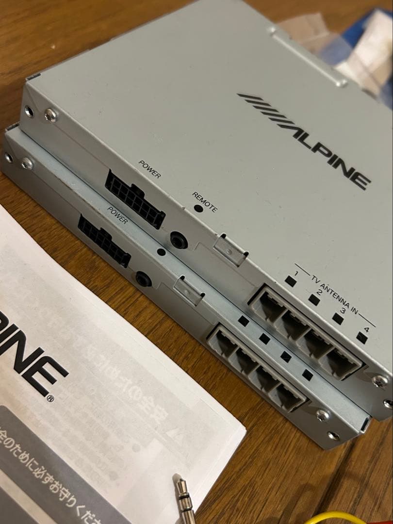 ❗️アルパイン tue-t500 フィルム　アンテナ新品　スペアチューナー付き❗️