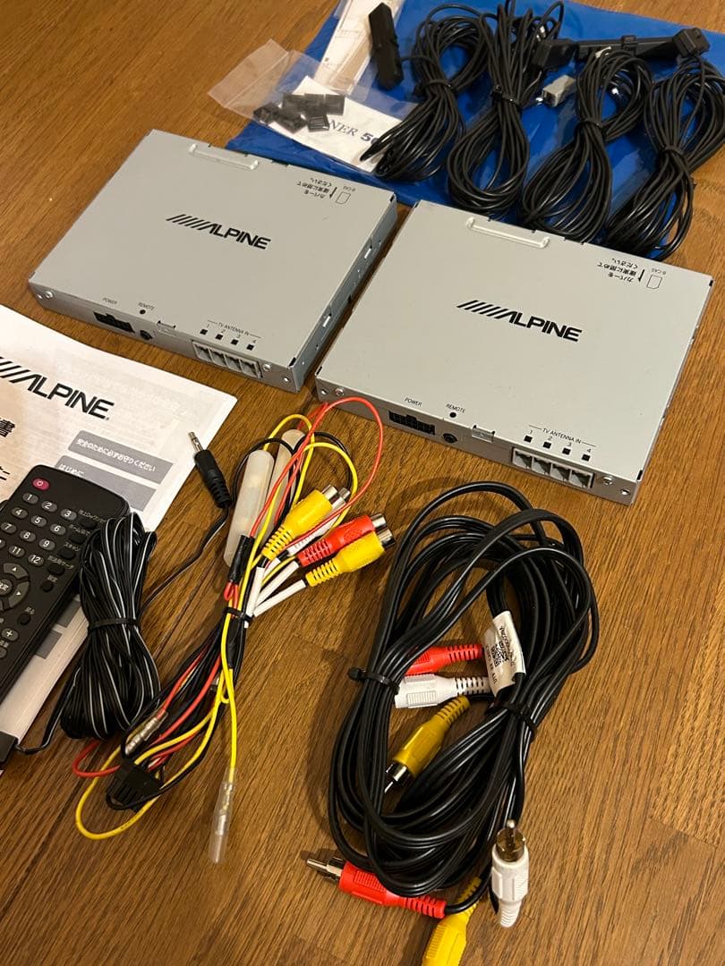 ❗️アルパイン tue-t500 フィルム　アンテナ新品　スペアチューナー付き❗️