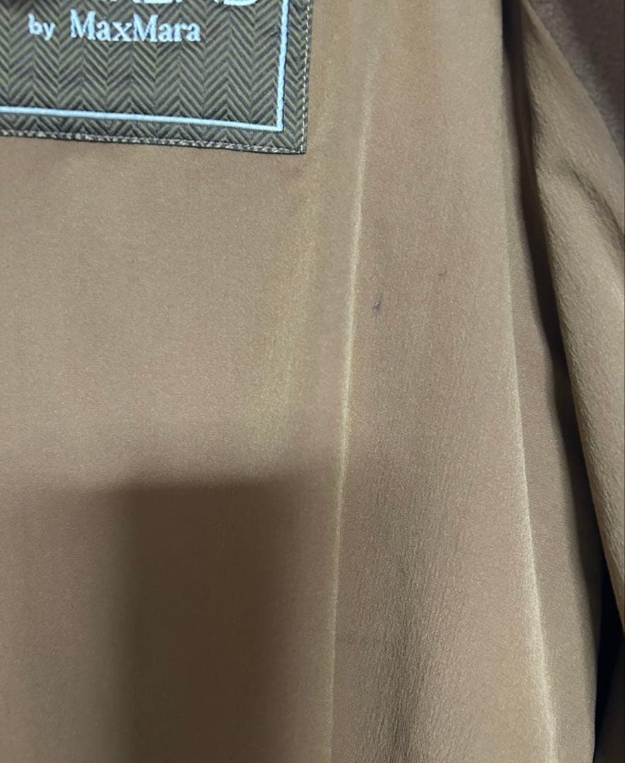 マックスマーラ　ロングコート　ピュアウール　訳あり　中古　虫食い