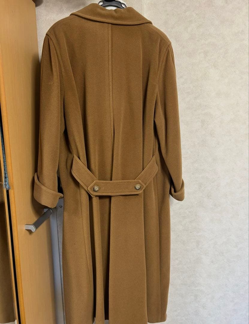 マックスマーラ　ロングコート　ピュアウール　訳あり　中古　虫食い