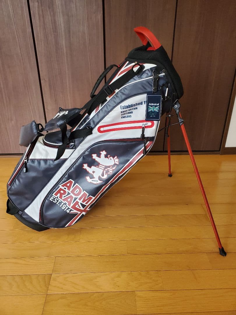 ADMIRAL スタンドバッグ ユニオンジャックデザイン