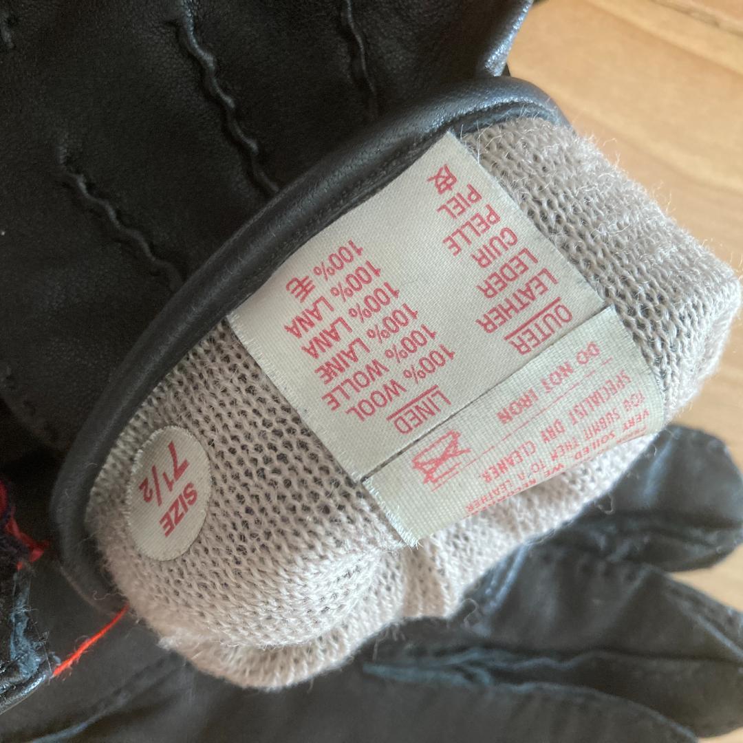 新品★ DENTS デンツ 手縫い 革手袋 レザーグローブ 羊革 シープ 英国