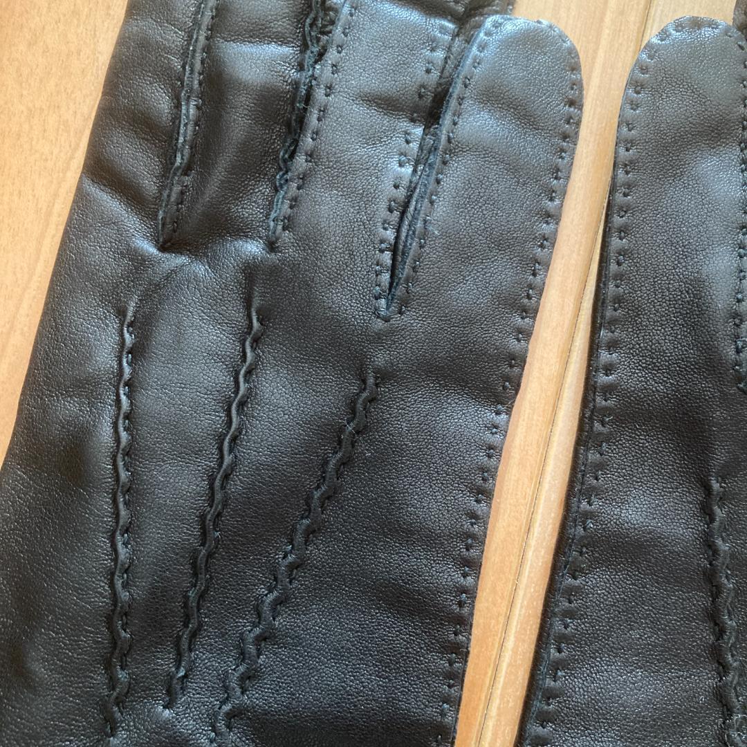 新品★ DENTS デンツ 手縫い 革手袋 レザーグローブ 羊革 シープ 英国