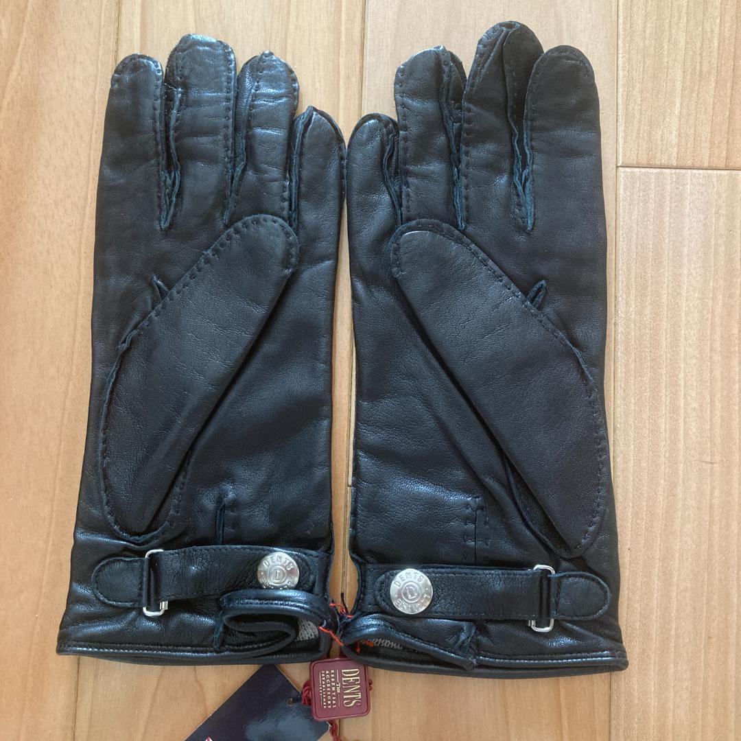 新品★ DENTS デンツ 手縫い 革手袋 レザーグローブ 羊革 シープ 英国