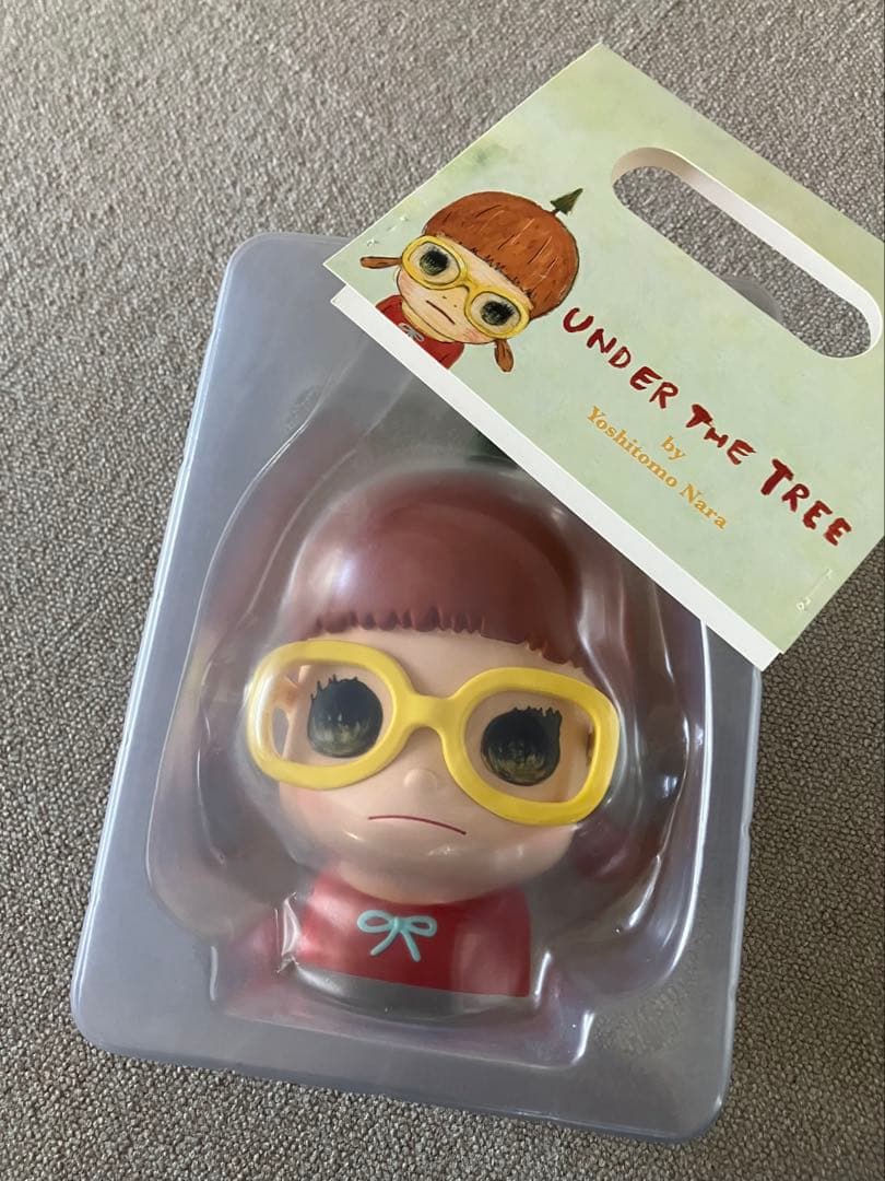 奈良美智 貯金箱 Under the Tree 正規品 ソフビ フィギュア