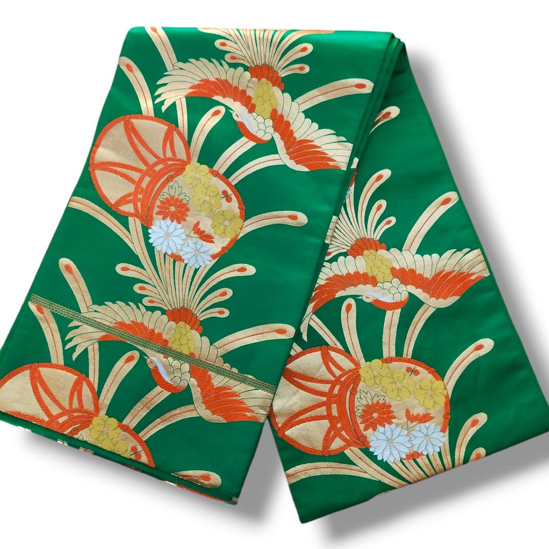 七五三 7歳 女の子 セット 正絹 昭和レトロ 金駒刺繍 牡丹 0706