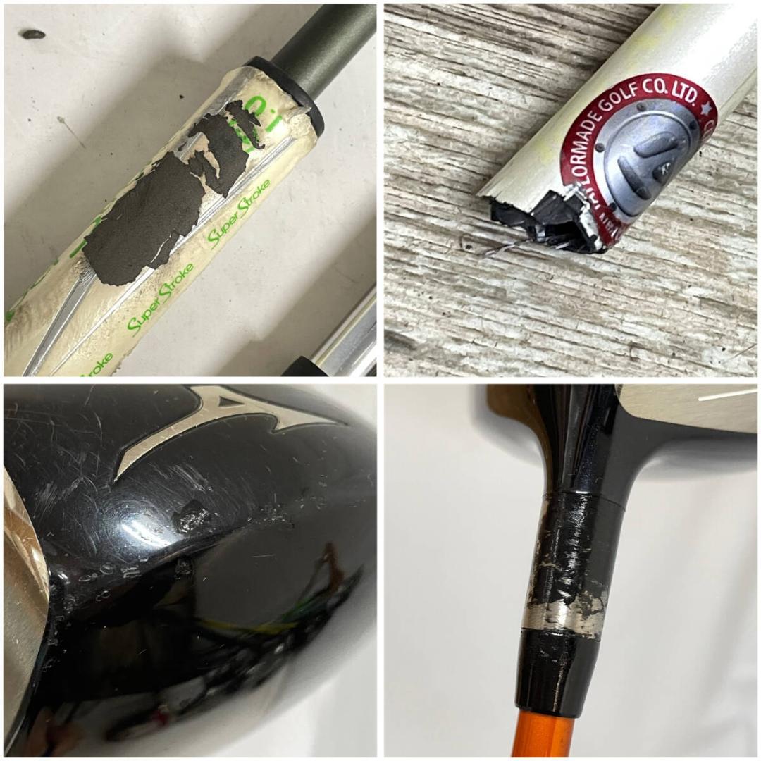 中古 ゴルフクラブ まとめて 21本 アイアン パター ウッド ドライバー