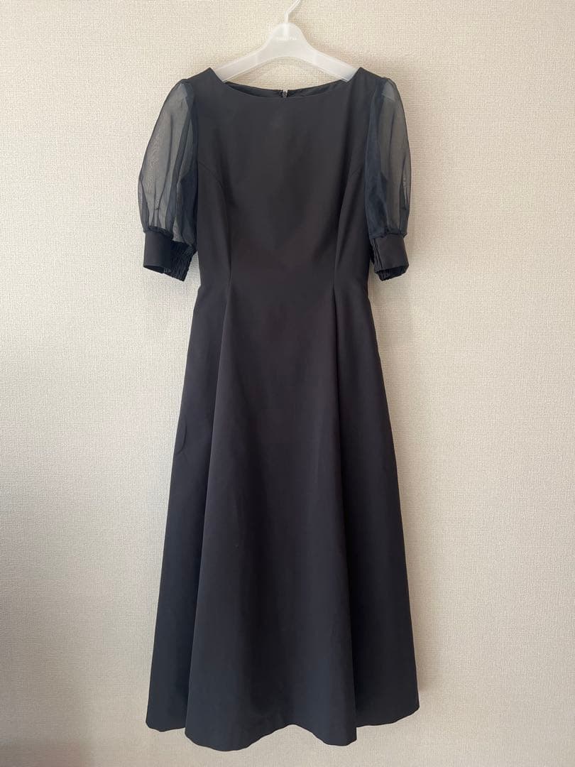 スーツ・フォーマル・ドレス ameri vintage SHEER PUFF SLEEVE DRESS